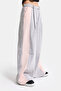 Women's Gray Pink 3S6-12 Palazzo Fit Double Piece Special Design Denim Jeans