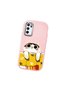 Oppo A54S Compatible Shock-Absorbing Camera Protected Pink Silicone Case - 3