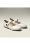 Women's Gold Buckle Ballerina Flats with Orthopedic Sole, Comfortable and Stylish Design, Suitable for Daily & Office Use