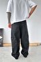 Smoked Pre-Designed Extra Loose Baggy Pants with Pockets - 6