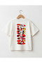Unisex Crew Neck Printed 100% Cotton Oversize T-Shirt Baby - Child - 3