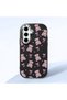 Black Silicone Case Compatible with Samsung Galaxy S24 Fe with Shock-Absorbing Camera Protections