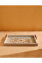 White Rectangle Laser Cut Tray ( Medium) - 2
