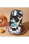 Black Silicone Case with Shock-Absorbing Camera Protections Compatible with iPhone 11 - 3