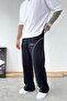Navy Blue Los Angeles Embroidered Baggy Tracksuit