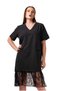 Niche Design Fashionable Lace Diamond A-Line Dress - 5