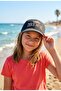 Girls' Hat 7-15 Years Old Embroidery Detailed Casual Sports Hat Adjustable