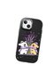 Black Silicone Case with Shock-Absorbing Camera Protections Compatible with iPhone 15 Plus/14 Plus - 4