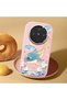 Vivo X300 Compatible Shock-Absorbing Camera Protected Pink Silicone Case - 2