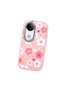 Vivo V50 Compatible Shock-Absorbing Camera Protected Pink Silicone Case - 3