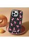 Black Silicone Case Compatible with iPhone 13 Pro with Shock-Absorbing Camera Protections - 2
