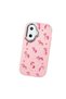 Poco F7 Compatible Shock-Absorbing Camera Protected Pink Silicone Case - 3
