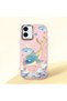Pink Silicone Case with Shock-Absorbing Camera Protections Compatible with iPhone 16 Plus