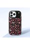 Black Silicone Case Compatible with iPhone 17 Pro with Shock-Absorbing Camera Protections