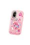 Realme C67 4g Compatible Shock-Absorbing Camera Protected Pink Silicone Case - 3