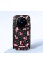 Vivo X200 Pro Compatible Shock-Absorbing Camera Protected Black Silicone Case
