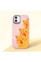 Pink Silicone Case with Shock-Absorbing Camera Protections Compatible with iPhone 12 Mini