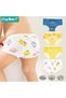 4 Pieces Baby Potty Training Underwear, Breathable Potty Training Pants, 6 Layers Cotton Absorbent B