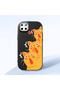 Black Silicone Case Compatible with Realme C25/C25S with Shock-Absorbing Camera Protections