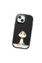 Black Silicone Case Compatible with iPhone 14 Plus/15 Plus with Shock-Absorbing Camera Protections - 3