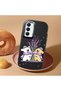Samsung Galaxy A25 Compatible Black Silicone Case with Shock-Absorbing Camera Protections - 2