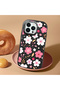 Black Silicone Case Compatible with iPhone 13 Pro Max with Shock-Absorbing Camera Protections - 2