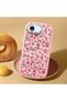 Pink Silicone Case with Shock-Absorbing Camera Protections Compatible with iPhone 16E - 2