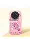 Vivo X300 Compatible Shock-Absorbing Camera Protected Pink Silicone Case