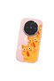 Vivo X300 Compatible Shock-Absorbing Camera Protected Pink Silicone Case - 3