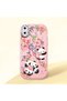 Pink Silicone Case with Shock-Absorbing Camera Protections Compatible with iPhone X/Xs