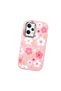 Redmi Note 12 Pro Speed Compatible Shock-Absorbing Camera Protected Pink Silicone Case - 3