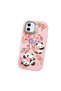Pink Silicone Case with Shock-Absorbing Camera Protections Compatible with iPhone 12 Mini - 3