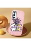 Realme C65 4g Compatible Shock-Absorbing Camera Protected Pink Silicone Case - 2