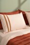 Limi Rolf Cinnamon Double Duvet Cover 100% Cotton Bedspread - 7 Piece Dowry Set - 6