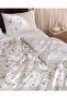 Rumily Double 100% Cotton Ranforce Printed Sheet and Duvet Cover Set - Green - 5