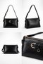 Black Women's Crossbody Shoulder Bag Stylish Modern Daily Use Hand and Shoulder Bag - 5