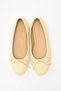 Babet 2609 - Light Yellow Women's Babet with Minimal Ribbon Detail - 2