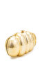 Modern Design Mirror Surface Clutch Women's Evening Dress Bag Mack Gold - 2