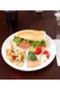 3-Compartment White Disposable Hard Plastic Buffet Dinner Plates (10 Inch, 25s) - 5