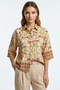 Truvaker Sleeve Shirt Collar Pleated Detailed Regular Shirt - 4