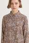 Patterned basic lyocell tunic - light brown - 3