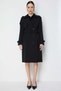 Belted Shoulder Epaulet Trench Coat