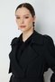 Belted Shoulder Epaulet Trench Coat - 5