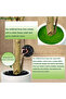 150cm Fiddle Leaf Fig Tree Artificial - Faux Ficus Plant with White Planter for Office Home Decor - 5