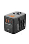 Universal Travel Adapter 45W Fast Charger, 2 USB-C+2 USB-A Ports, PD & QC Charging, US/EU/UK/AU Plug - 2