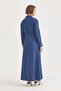 Belted Lyocell Shirt Dress Indigo - 4