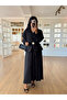 Black Sun Buckle Blouse Skirt Set - 51345