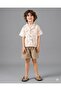 Boy's Patterned Shirt & Shorts Set (Summer)