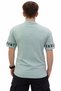 Boy's Exellentlife Text Patterned Green Color Short Sleeve T-Shirt with Text on the Sleeves and Pockets - 2