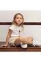 Girl's Ice Cream Embroidered T-Shirt and Shorts Set – Stylish Summer Combination